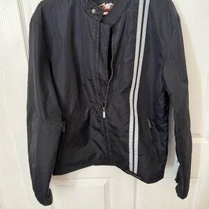 Harley-Davidson Black Jacket with White Logo